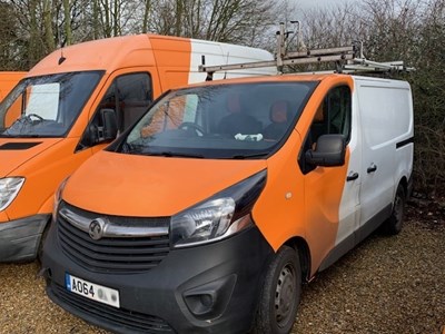 Lot 26 - 2014 (64 plate) Vauxhall Vivaro Non Runner Euro 5b