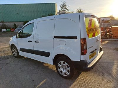 Lot 13 - 2012 (62 plate) Peugeot Partner 850 SE L1 ATV HDi Panel Van Euro 5