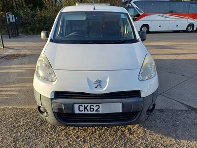 Lot 13 - 2012 (62 plate) Peugeot Partner 850 SE L1 ATV HDi Panel Van Euro 5