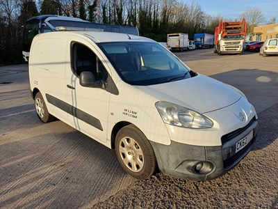 Lot 13 - 2012 (62 plate) Peugeot Partner 850 SE L1 ATV HDi Panel Van Euro 5