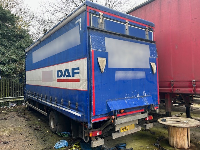 Lot 10 - 2019 (68 Plate) DAF LF 180 Rigid Curtainside