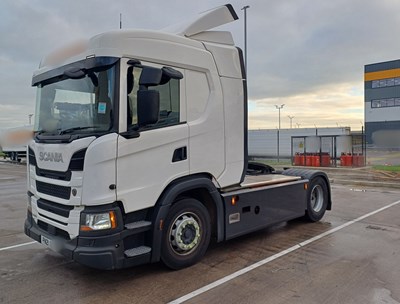 Lot 63 - 2021 Scania G410 4x2 Artic Gas Powered Tractor Unit Euro 6