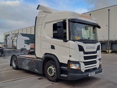 Lot 28 - 2021 Scania G410 18000KG 4x2 Artic Gas Powered Tractor Unit Euro 6