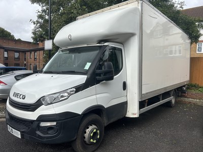 Lot 16 - 2019 Iveco Daily 70C18 Luton Box with Roller Shutters Tuck Away Tail Lift Euro 6