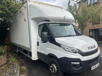 Lot 31 - 2019 Iveco Daily 70C18 Luton Box with Roller Shutters Tuck Away Tail Lift Euro 6