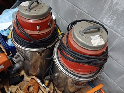 Lot 74 - 2 x Pullman Ermator W70P - Industrial Vacuum Cleaners