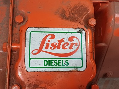 Lot 81 - Lister Portable Diesel Engine with Godwin Water Pumps