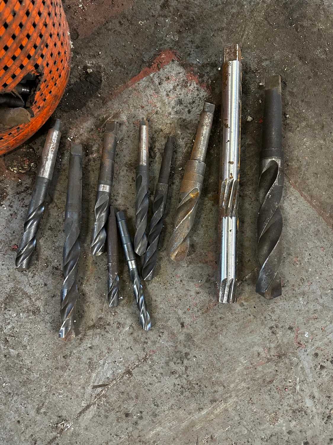 Lot 114 - Morse Taper Large Selection of Pillar Drill Bits