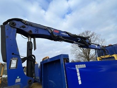 Lot 12 - 2017 (67 Plate) Volvo FM450 6x2 Globetrotter Cab Rigid Brick Grab with Drag Trailer Euro 6