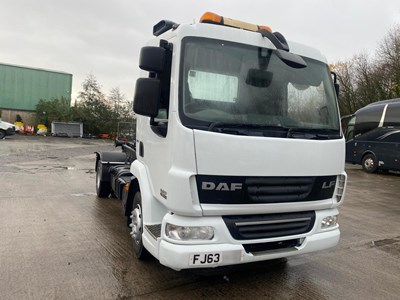 Lot 13 - 2013 (63 Plate) DAF LF 45.180 Hook Loader Euro 5