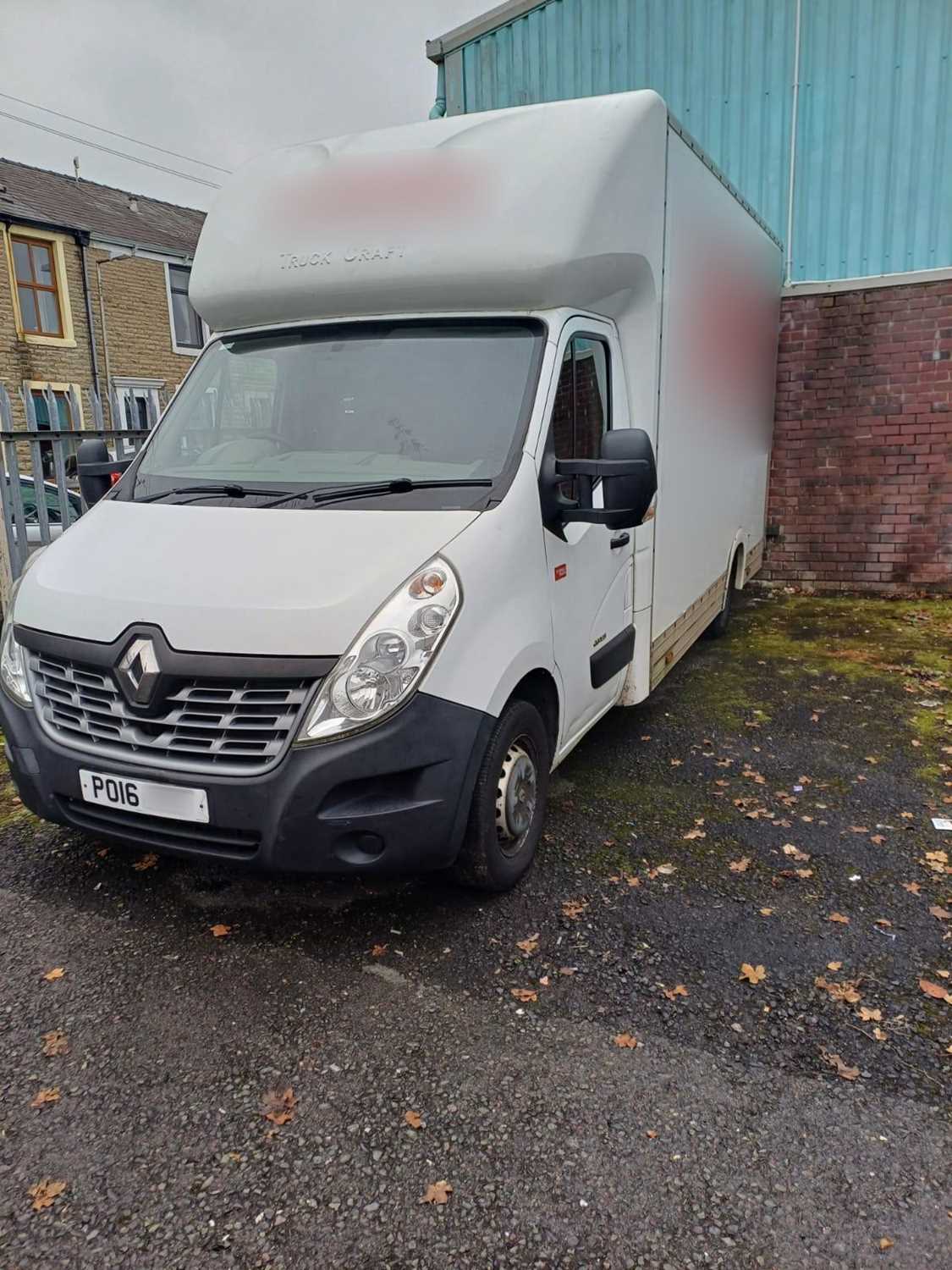 Lot 66 - 2016 Renault Master 125.35 Luton Box LWB Van Euro 6