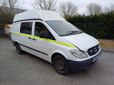 Lot 18 - 2009 Mercedes Vito 111 CDI High Top Panel Van Euro 5