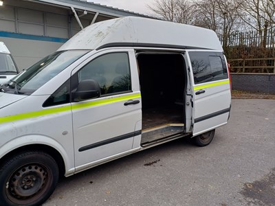 Lot 18 - 2009 Mercedes Vito 111 CDI High Top Panel Van Euro 5