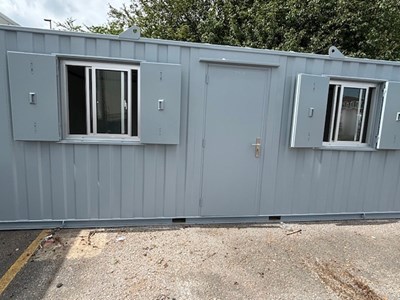 Lot 89 - Steel Anti-Vandal Portable Cabin 20 x 10ft