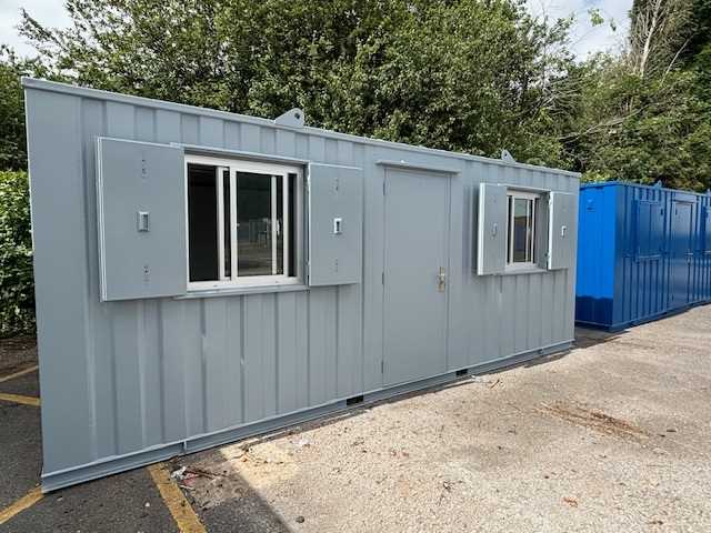 Lot 89 - Steel Anti-Vandal Portable Cabin 20 x 10ft