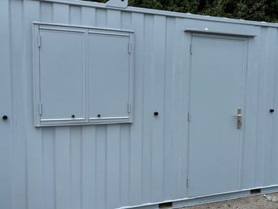 Lot 89 - Steel Anti-Vandal Portable Cabin 20 x 10ft