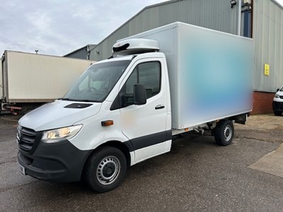 Lot 90 - 2021 (71 Plate) Mercedes Sprinter 315 Progressive RWD Fridge Unit Euro 6