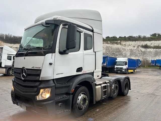 Lot 3 - 2018 Mercedes Actros 6x2 Tractor Unit Euro 6