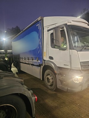 Lot 12 - 2016 (66 Plate) Mercedes Antos 1824 Rigid Curtainside Euro 6