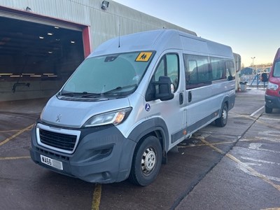 Lot 18 - 2016 (66 Plate) Peugeot Boxer 440 12 Seater Minibus Euro 6