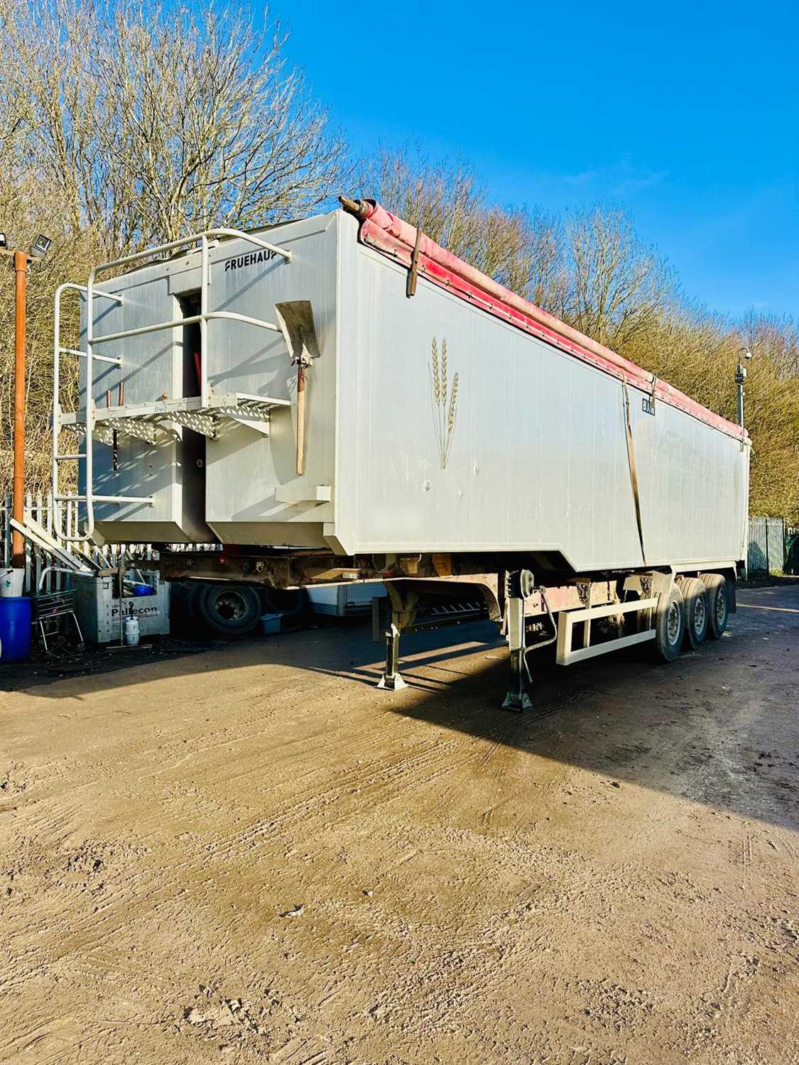 Lot 36 - 2009 Fruehauf Aluminium Plank Side Tipping Trailer
