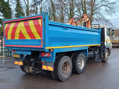 Lot 20 - 2007 (57 Plate) MAN TG-M 26.284 FDRK/C 4.125 6x4 Tipper with Terex Crane Euro 4