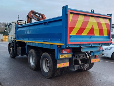Lot 20 - 2007 (57 Plate) MAN TG-M 26.284 FDRK/C 4.125 6x4 Tipper with Terex Crane Euro 4