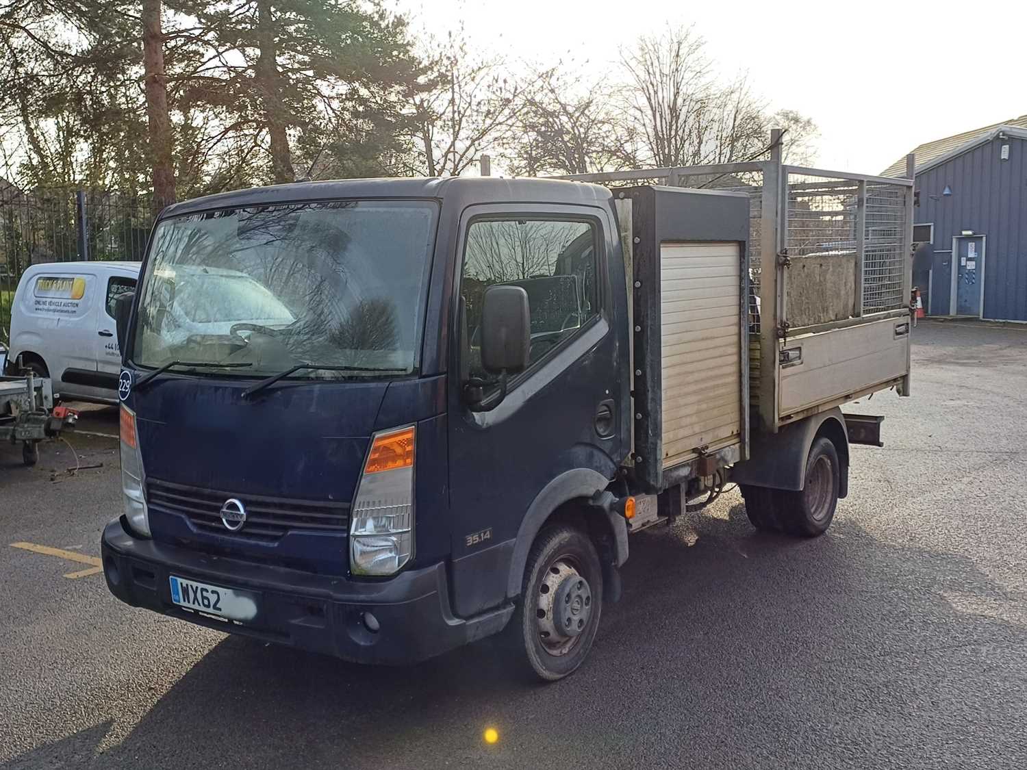 Lot 33 - 2013 (62 Plate) Nissan Cabstar 35.14 S/C MWB 4x2 Rigid Caged Tipper Euro 5