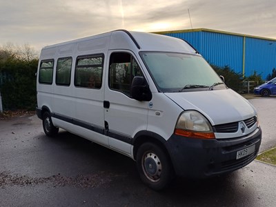 Lot 26 - 2009 Renault Master LM39 DCI 100 16 Seat Minibus Euro 4