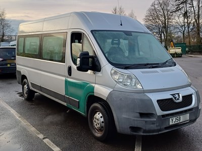 Lot 22 - 2008 (58 Plate) Peugeot Boxer 335 LWB 11 Seat Minibus Euro 4