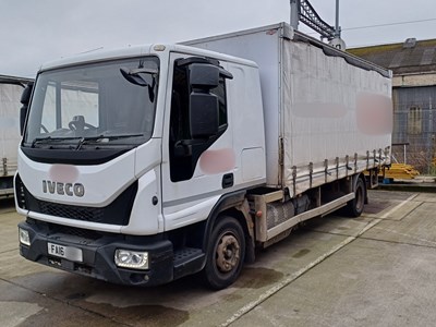 Lot 7 - 2016 Iveco Eurocargo 120EL19P S-A 4x2 Rigid Curtainside Euro 6