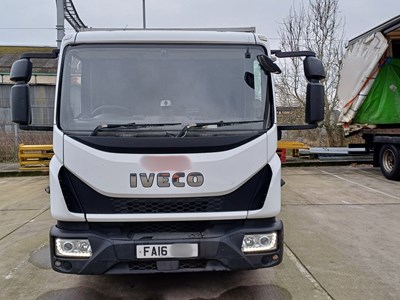 Lot 7 - 2016 Iveco Eurocargo 120EL19P S-A 4x2 Rigid Curtainside Euro 6