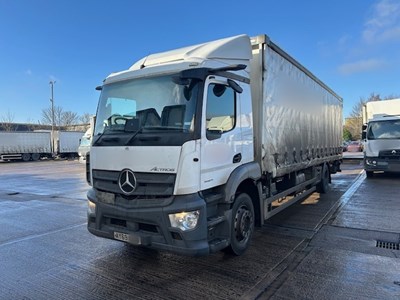 Lot 8 - 2020 (69 Plate) Mercedes Actros 1824 Rigid Curtainside Euro 6