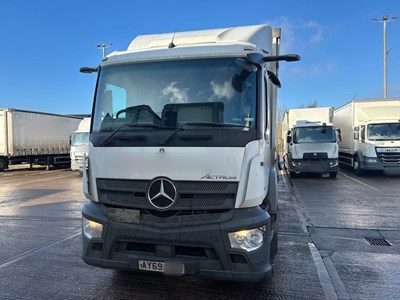 Lot 8 - 2020 (69 Plate) Mercedes Actros 1824 Rigid Curtainside Euro 6
