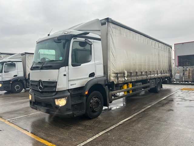 Lot 12 - 2020 (69 Plate) Mercedes Actros 1824 Rigid Curtainside Euro 6