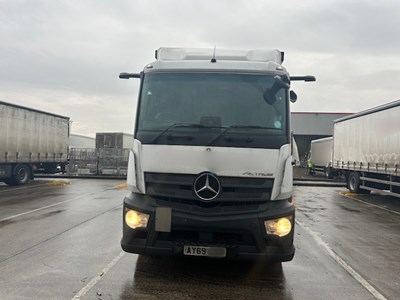 Lot 12 - 2020 (69 Plate) Mercedes Actros 1824 Rigid Curtainside Euro 6