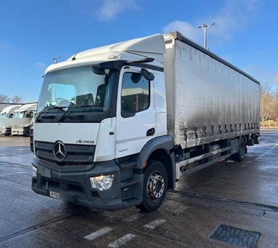 Lot 6 - 2020 (69 Plate) Mercedes Actros 1824 Rigid Curtainside Euro 6