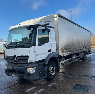Lot 6 - 2020 (69 Plate) Mercedes Actros 1824 Rigid Curtainside Euro 6