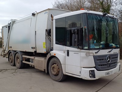 Lot 45 - 2016 (66 Plate) Mercedes Econic 2630 6x2 Refuse Collection Vehicle Euro 6