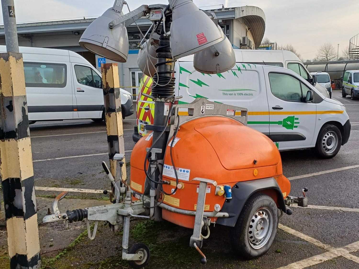 Lot 47 - 2001 Taylor Construction Plant Ecolite Mobile Lighting Tower