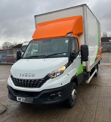 Lot 18 - 2021 Iveco 72.180 Box Van Euro 6