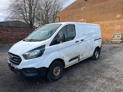 Lot 50 - 2020 (70 Plate) Ford Transit Custom 300 Leader Eblue Panel Van Euro 6