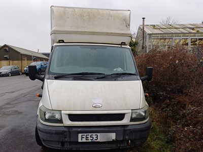 Lot 24 - 2003 (53 Plate) Ford Transit 350 LWB TD Luton Body Euro 3