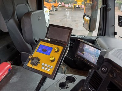 Lot 5 - 2016 (66 Plate) Mercedes Arocs 1824 Econ Tipper With Gritter and Plough Euro 6