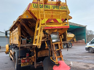 Lot 5 - 2016 (66 Plate) Mercedes Arocs 1824 Econ Tipper With Gritter and Plough Euro 6