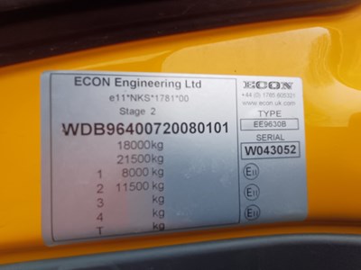 Lot 5 - 2016 (66 Plate) Mercedes Arocs 1824 Econ Tipper With Gritter and Plough Euro 6