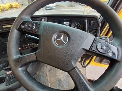 Lot 5 - 2016 (66 Plate) Mercedes Arocs 1824 Econ Tipper With Gritter and Plough Euro 6