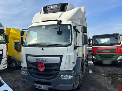 Lot 15 - 2016 (66 Plate) DAF LF 220 FA Fridge Box Van Euro 6