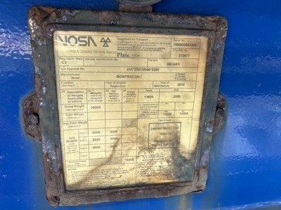 Lot 65 - 2014 Montracon Curtainside Trailer