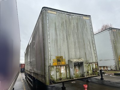 Lot 36 - 1994 Montracon Box Trailer Tandem Axle